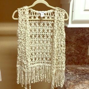 Pinky Brand Cream Vest, 100% Cotton